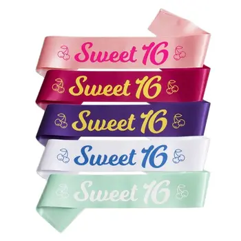 [Uus Disain】Sweet 16 Sünnipäev Tiiva Õnnelik 16. Sünnipäeva Kaunistamiseks Pool Soosib Sünnipäeva Tüdrukud