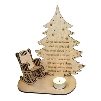 Jõulud Mälestuseks Küünal Ornament Meeles Pidada, Lähedastele Häid Jõule Taevas Mälu Tealight Küünlajalg Omanikud Decor